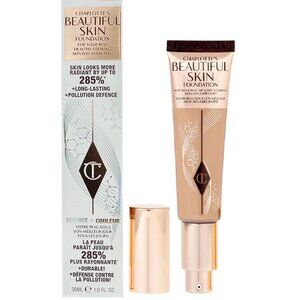 NIB ✔️Charlotte Tilbury #6 COOL  Beautiful Skin Foundation ⭐ BNIB